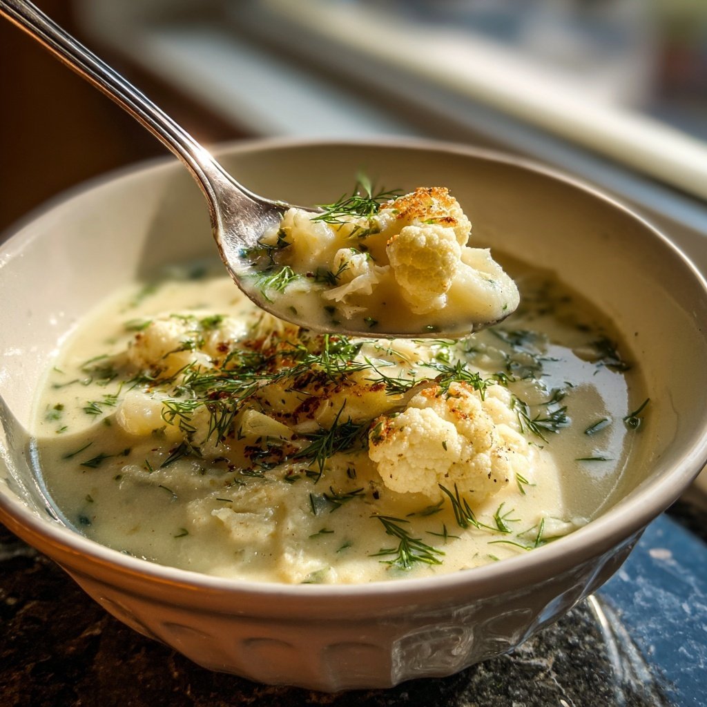 Blumenkohlsuppe mit Fenchel
