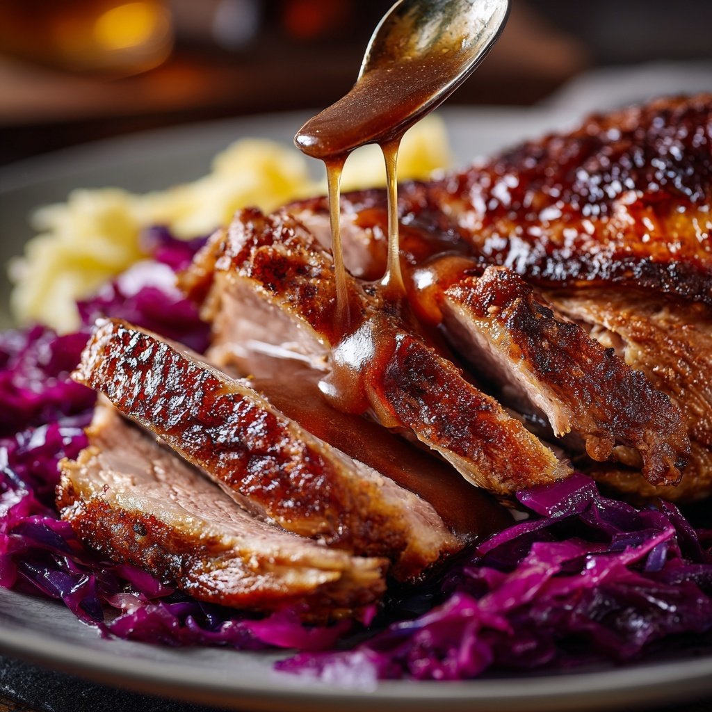 Saisonal & Festlich Weihnachtsgans mit Rotkohl
