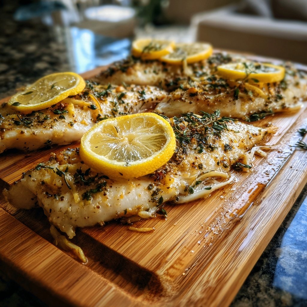 Gesund & Leicht Zitronen-Gegrillter Fisch