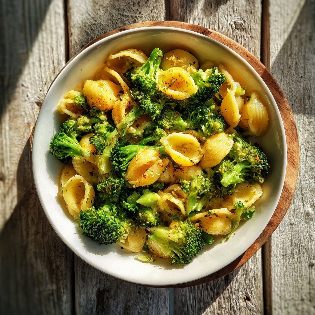 Brokkoli Pasta Pfanne