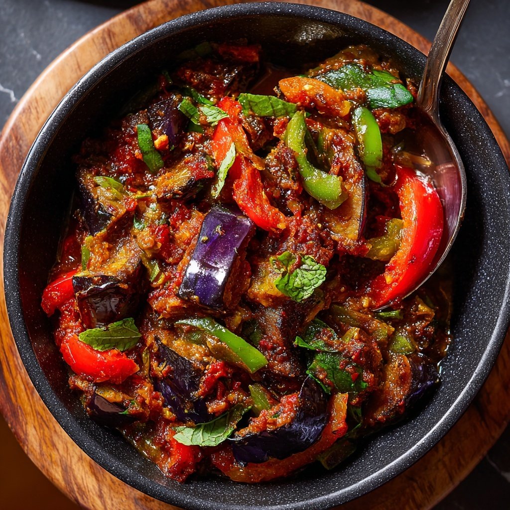 Gemüsecurry mit Aubergine