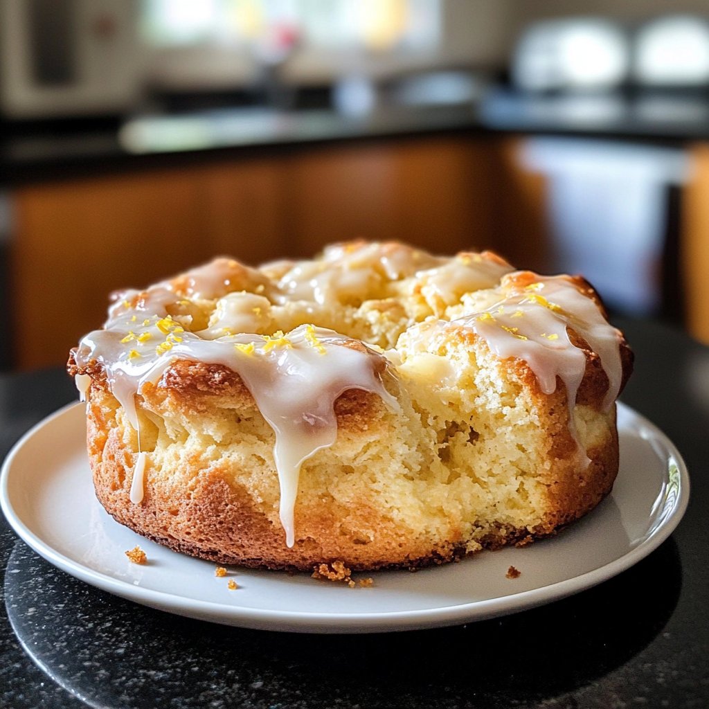 Zitronenkuchen mit Joghurt
