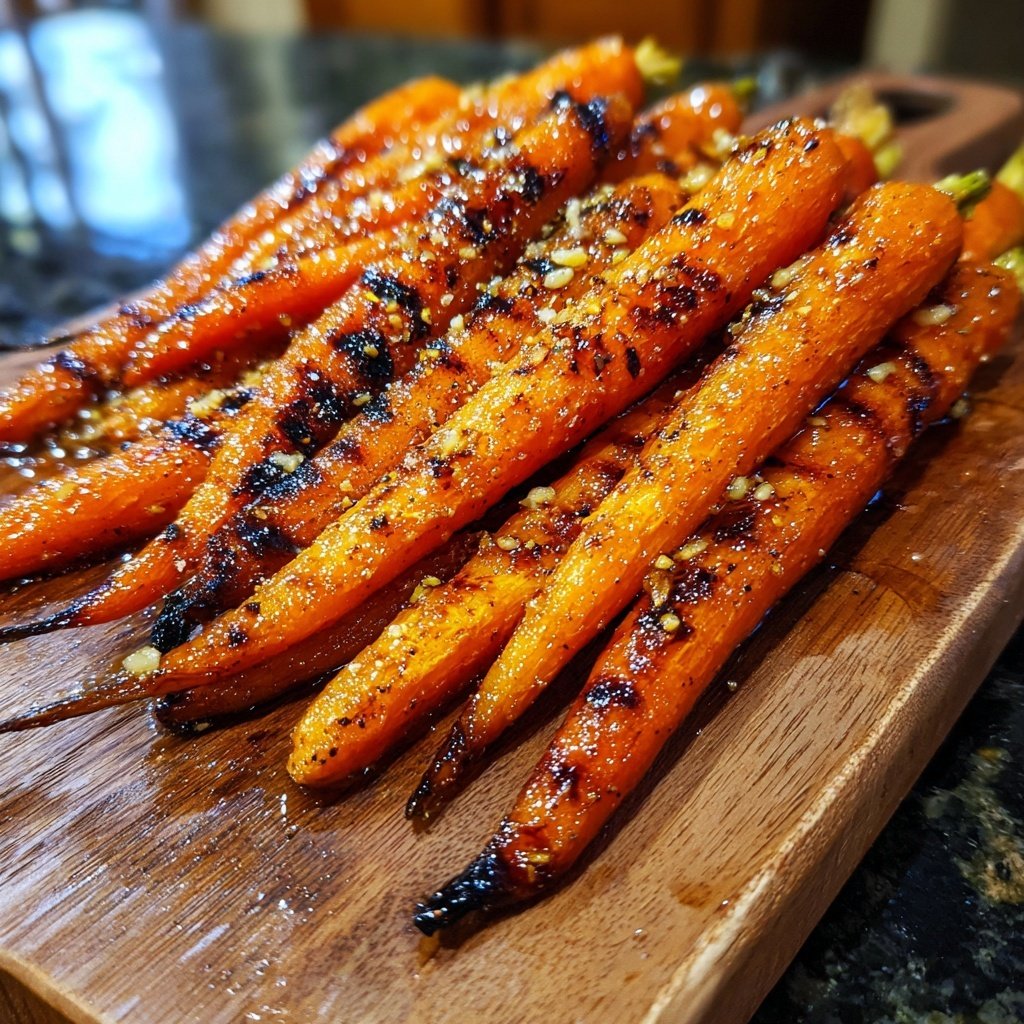 Gegrillte Karotten Mit Honig