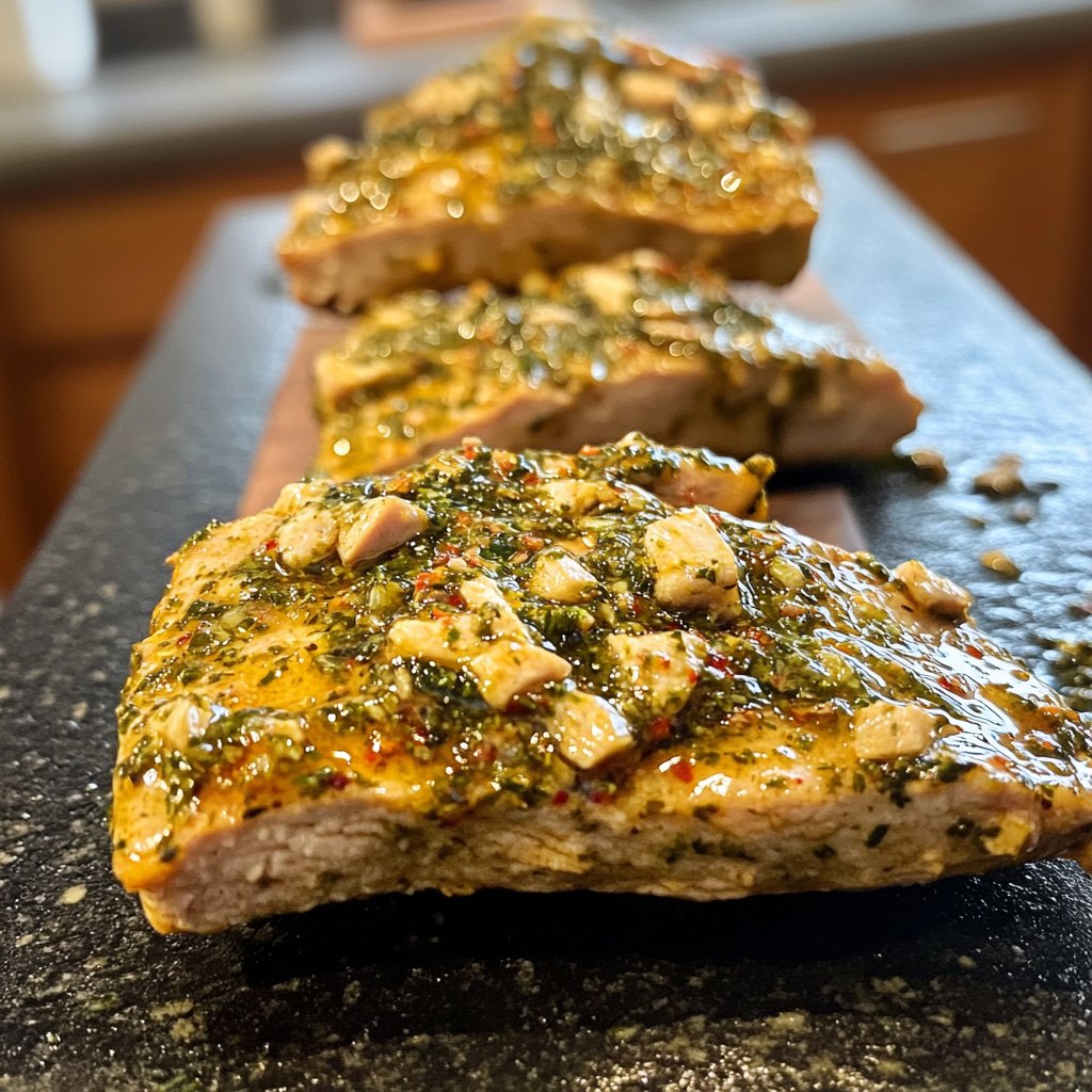 Hähnchenbrust mit Zitronen Kräuter Marinade