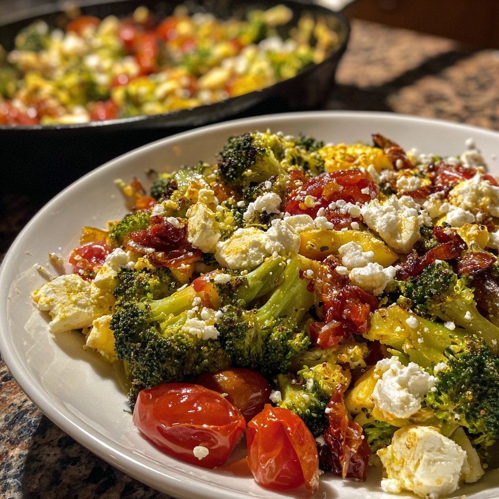 Brokkoli Pfanne Mediterran