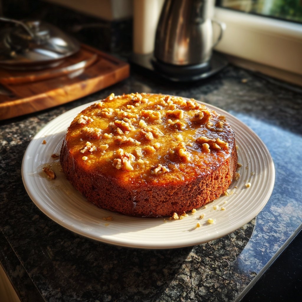 Karottenkuchen Mit Honig Glasur