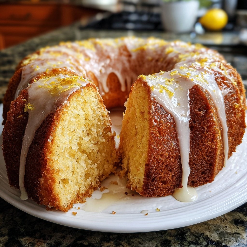 Gesunder Zitronenkuchen ohne Zucker
