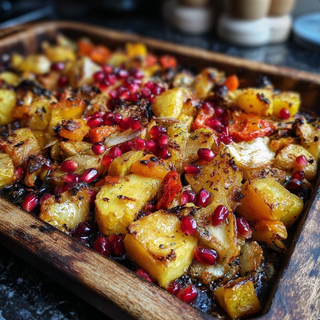 Ofengemüse mit Granatapfel